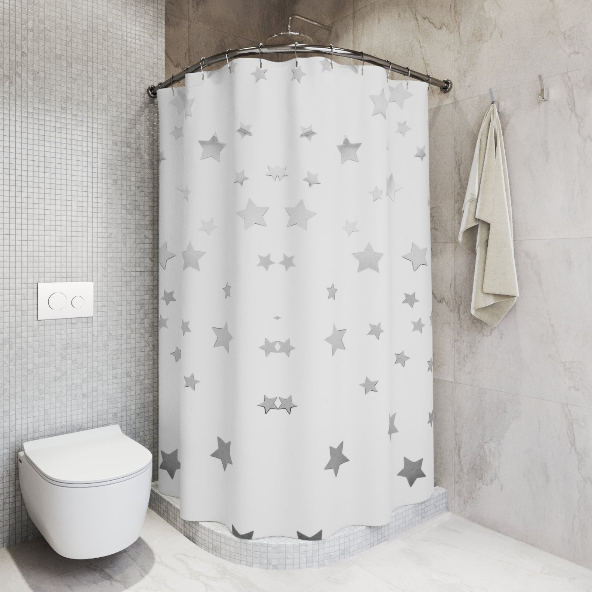 "Fields of Shining Stars" Shower Curtain - Winsome Realms
