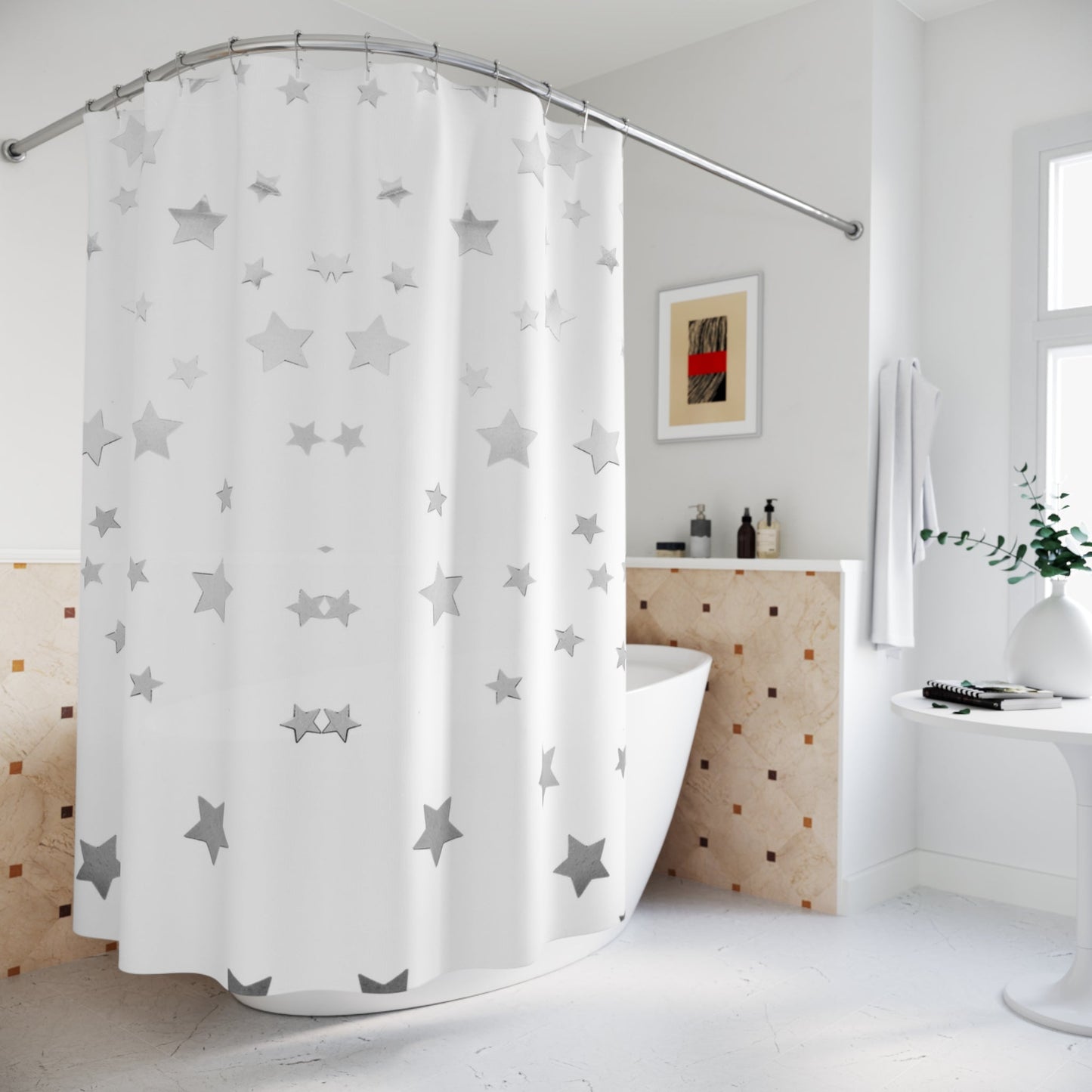 "Fields of Shining Stars" Shower Curtain - Winsome Realms