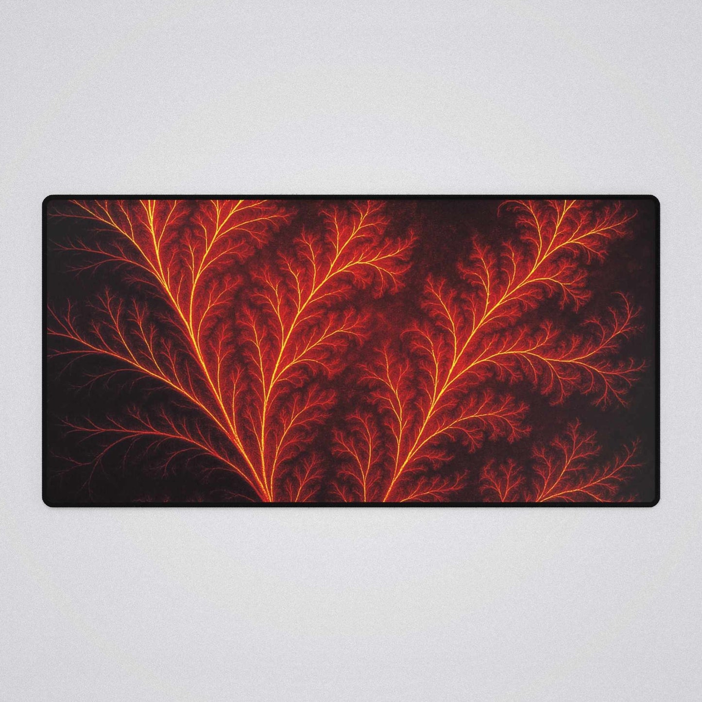 Flame Fans Fractal Desk Mat - Winsome Realms