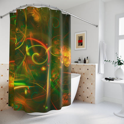 "frenetic Threads" Shower Curtain - Winsome Realms