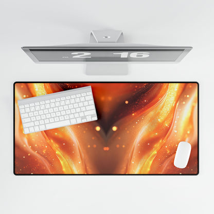 "Golden Beryl's Heart" Desk Mat / Mouse Pad - Winsome Realms