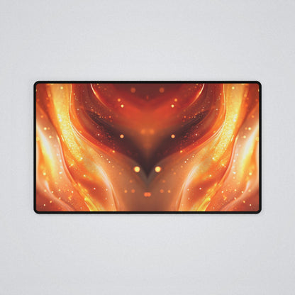 "Golden Beryl's Heart" Desk Mat / Mouse Pad - Winsome Realms