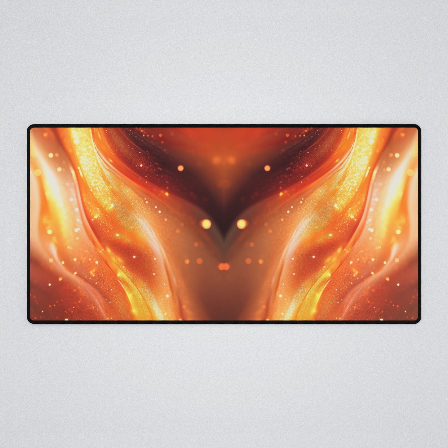 "Golden Beryl's Heart" Desk Mat / Mouse Pad - Winsome Realms