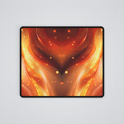 "Golden Beryl's Heart" Desk Mat / Mouse Pad - Winsome Realms