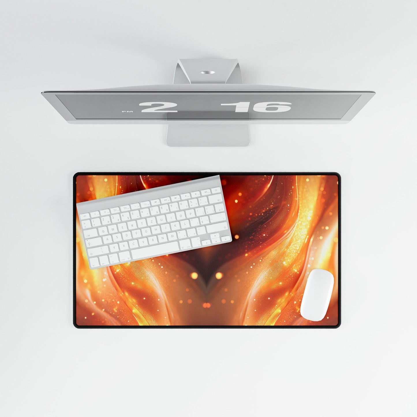 "Golden Beryl's Heart" Desk Mat / Mouse Pad - Winsome Realms