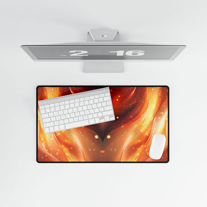 "Golden Beryl's Heart" Desk Mat / Mouse Pad - Winsome Realms