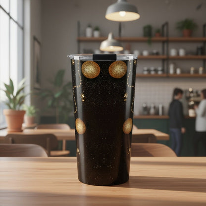 "Golden Champaign flutes" 20oz Insulated Tumbler - Winsome Realms