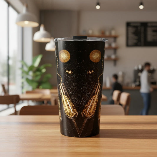 "Golden Champaign flutes" 20oz Insulated Tumbler - Winsome Realms