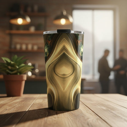 "Golden Flows and Topaz" Birthstones Collection 20oz Insulated Tumbler - Winsome Realms