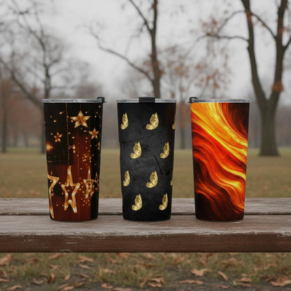 Halloween 20oz Stainless Steel Tumbler | Cozy Drinkware by Winsome Realms - Winsome Realms