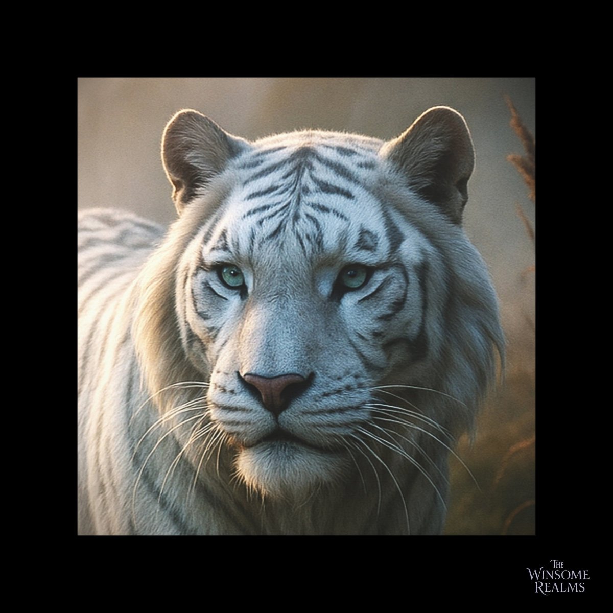 Her eyes of Fire | Matte Canvas - Stretched - Winsome Realms