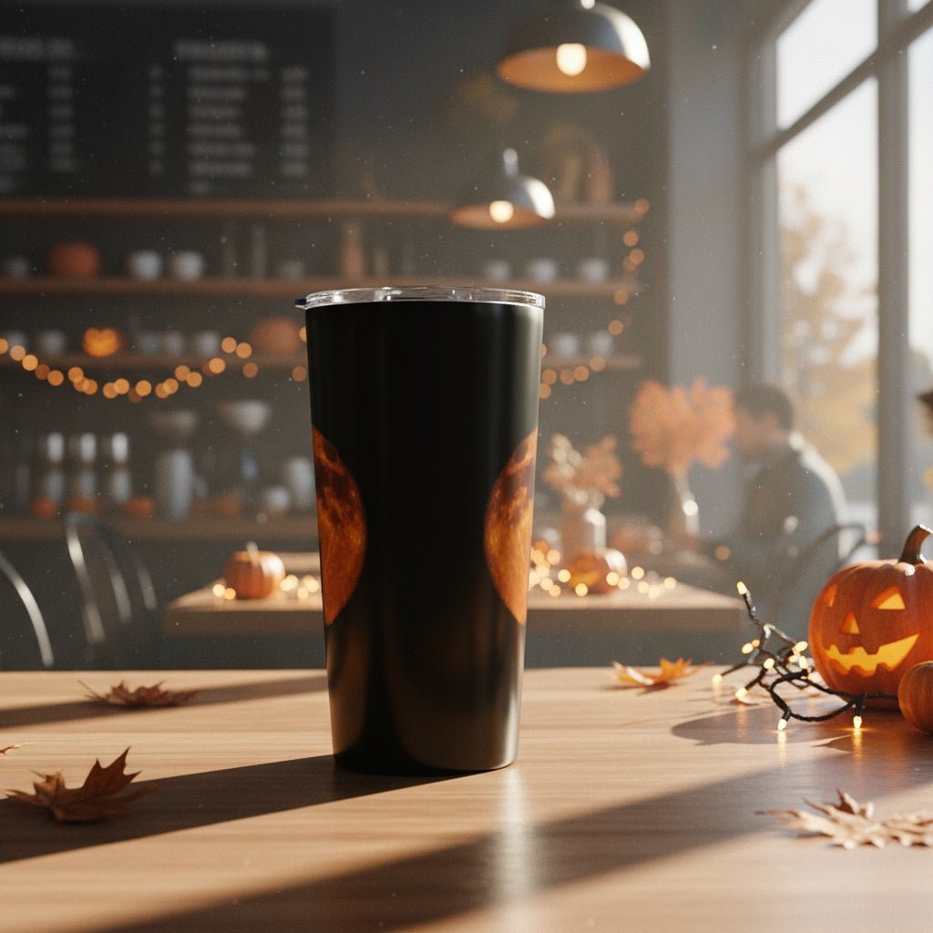 "Howl At The Rusty Moon" 20oz Insulated Tumbler | Winsome Realms - Winsome Realms