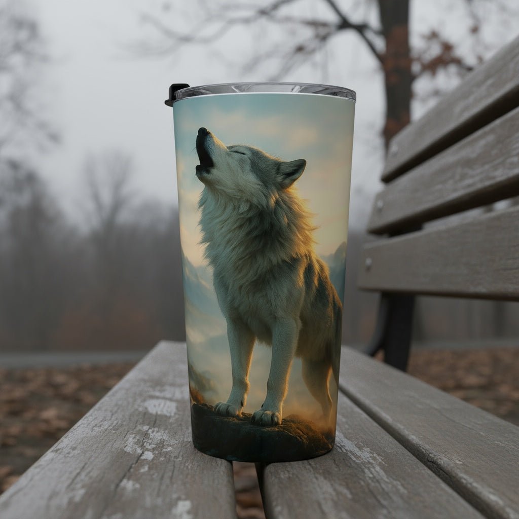 "Howl of the King" 20oz Insulated Tumbler | Winsome Realms - Winsome Realms