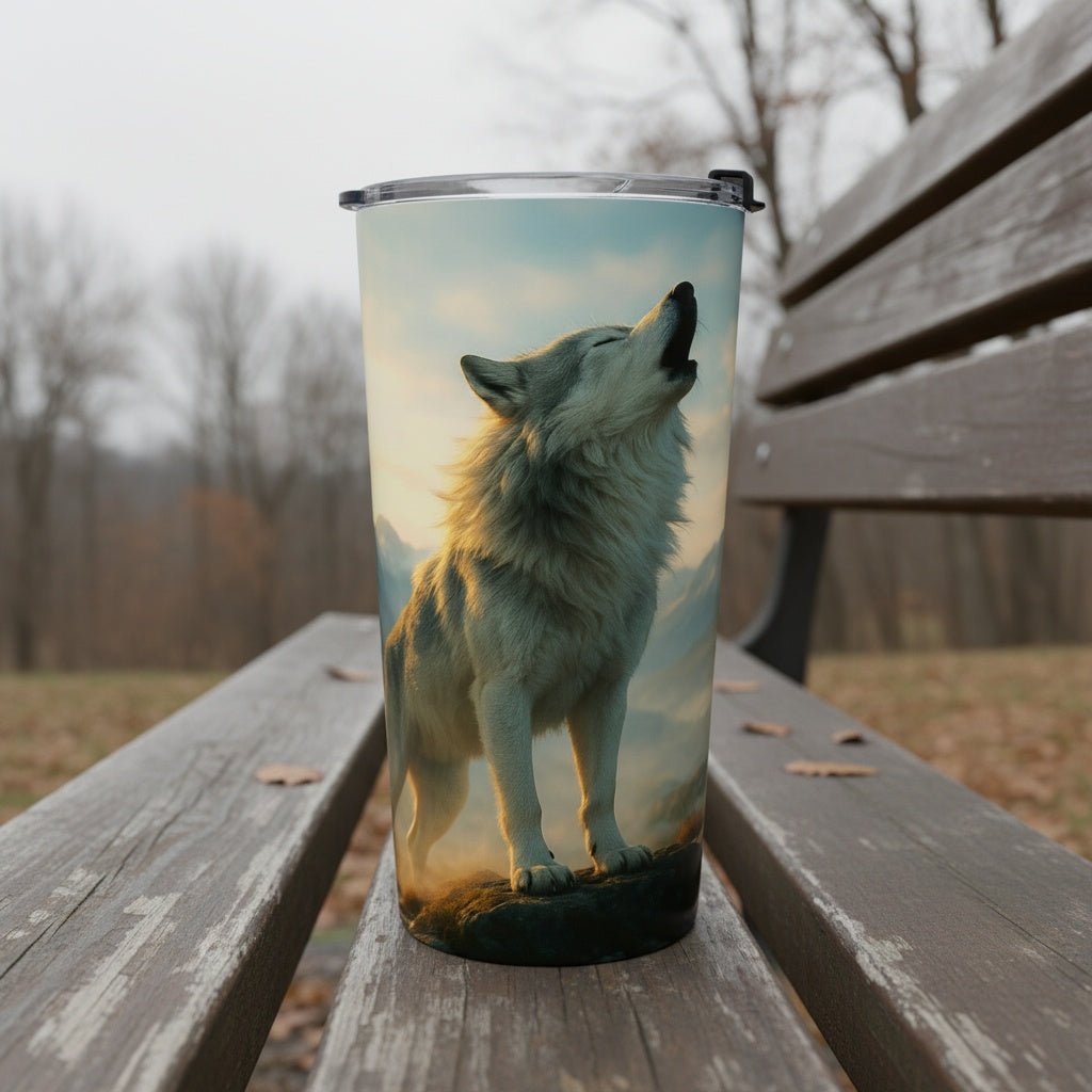 "Howl of the King" 20oz Insulated Tumbler | Winsome Realms - Winsome Realms