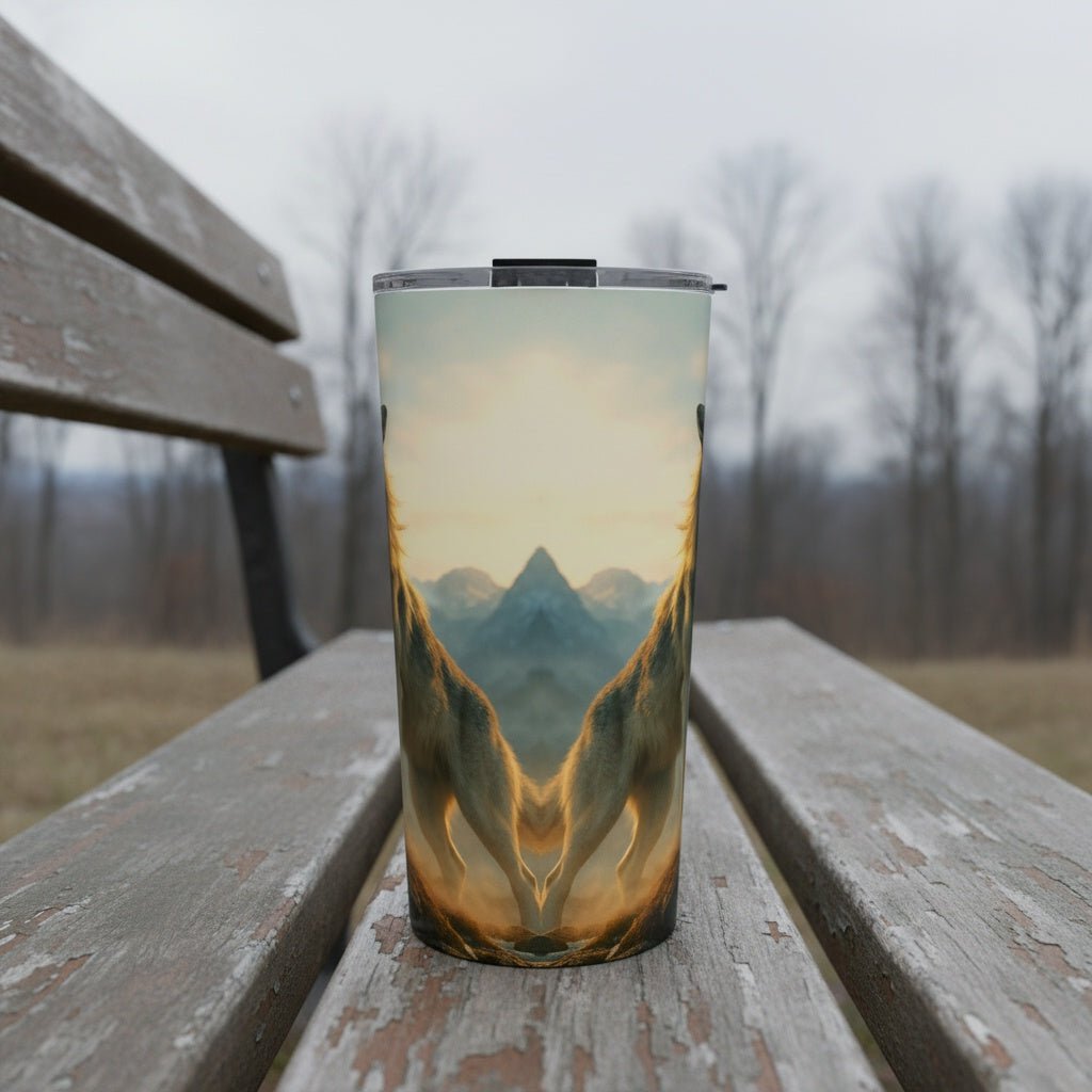 "Howl of the King" 20oz Insulated Tumbler | Winsome Realms - Winsome Realms