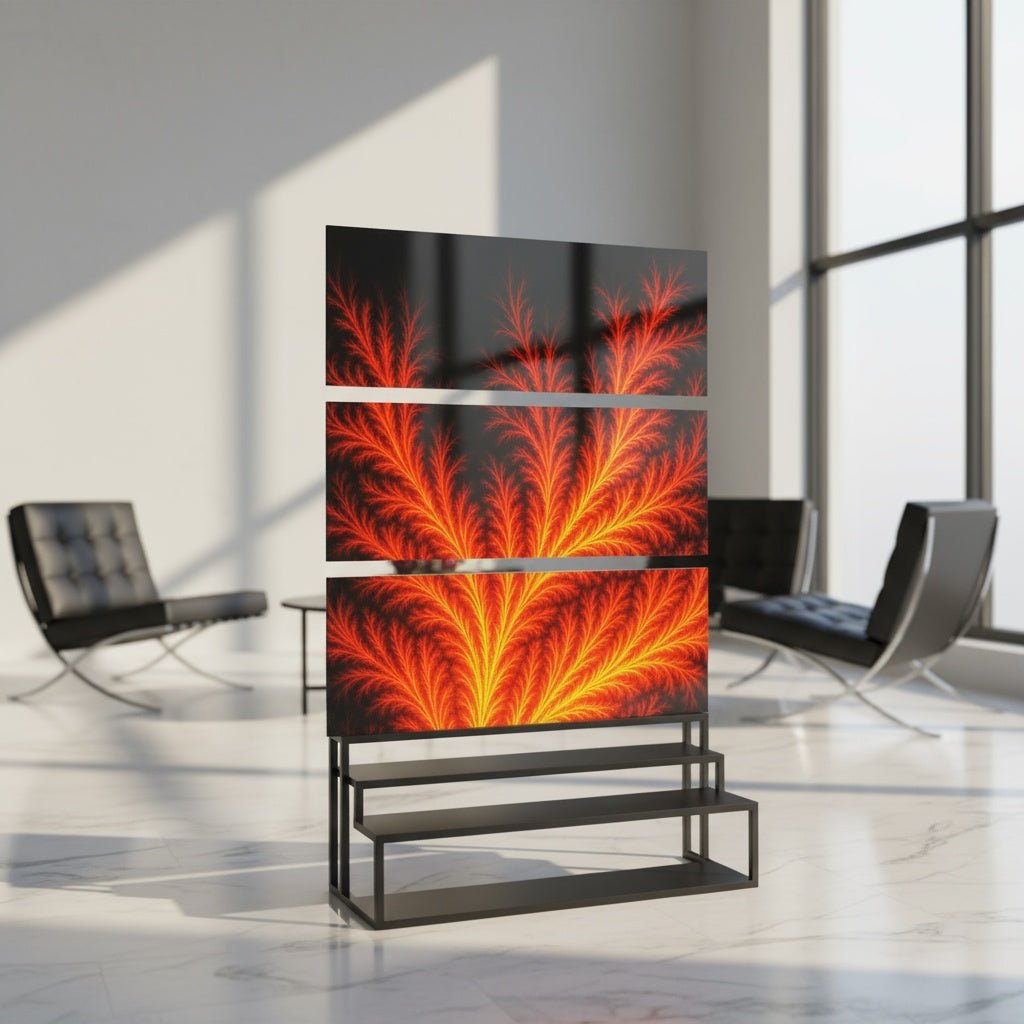 "Light Alive" Triptych 1 Acrylic Wall Art 36"x12" - Winsome Realms