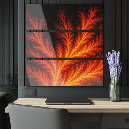 "Light Alive" Triptych 1 Acrylic Wall Art 36"x12" - Winsome Realms