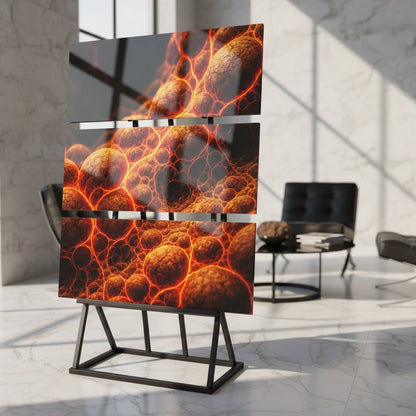 "Light Alive" Triptych 2 Acrylic Wall Art 36"x12" - Winsome Realms