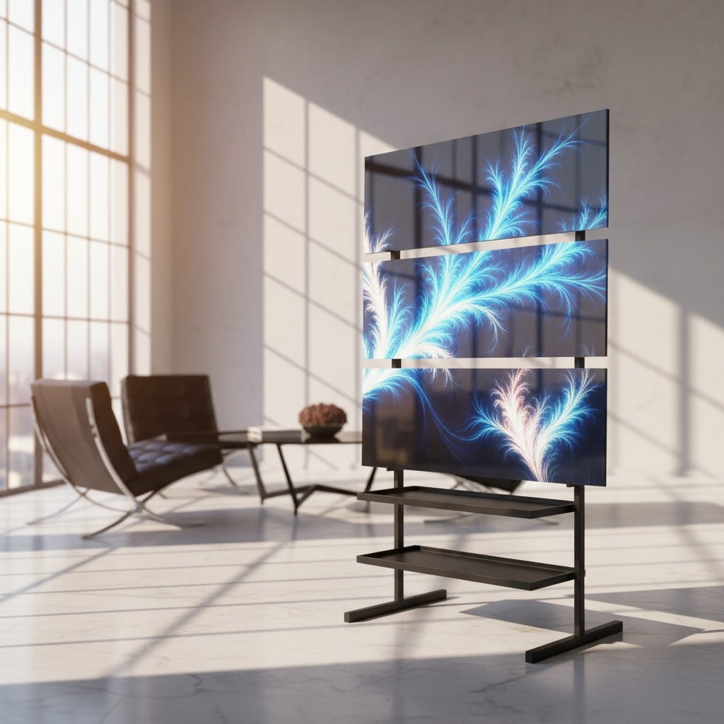 "Light Alive" Triptych 3 Acrylic Wall Art 36"x12" - Winsome Realms