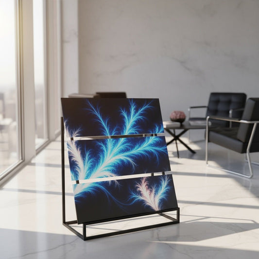 "Light Alive" Triptych 3 Acrylic Wall Art 36"x12" - Winsome Realms