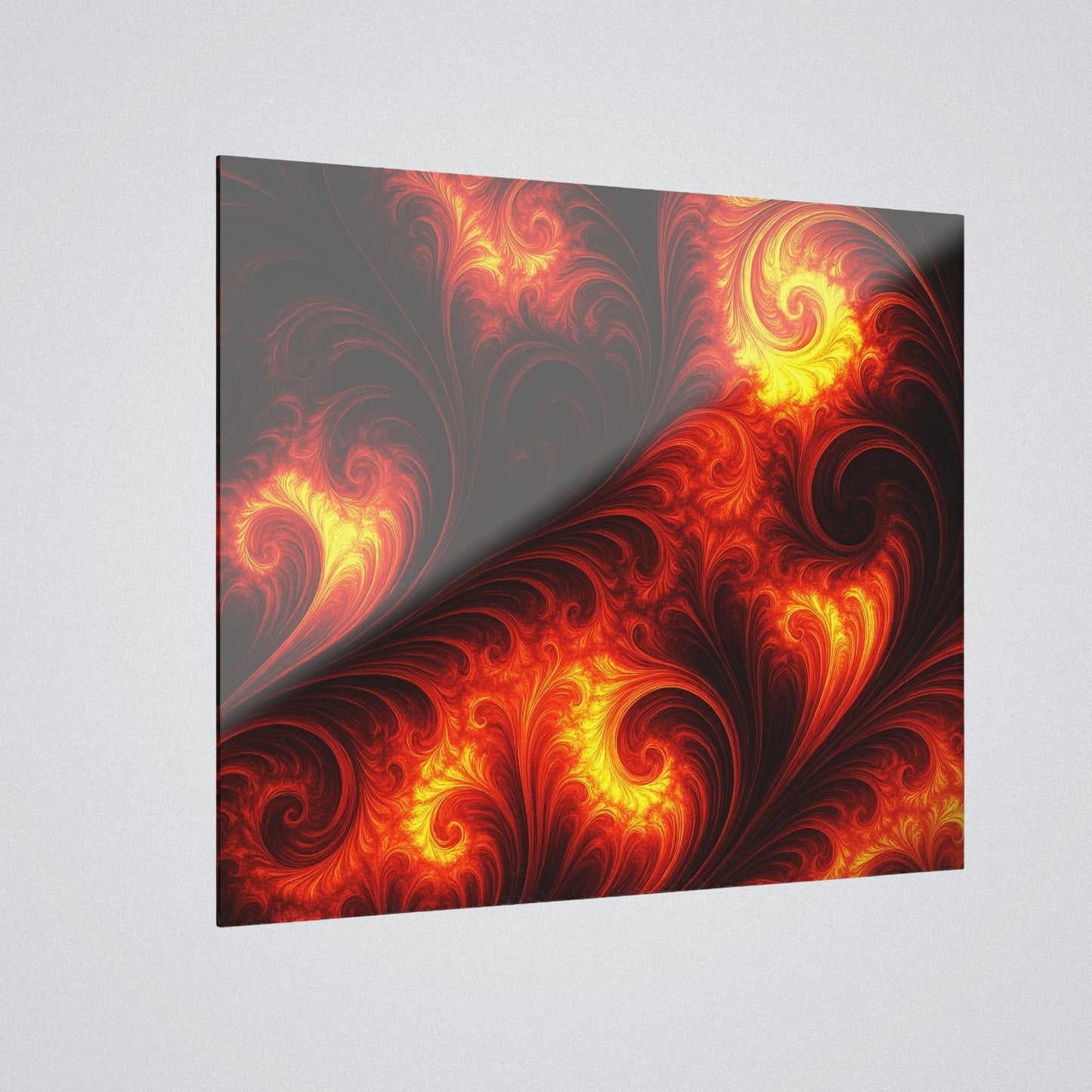 "Living Red" Modern Acrylic Art Print 20"x16" - Winsome Realms