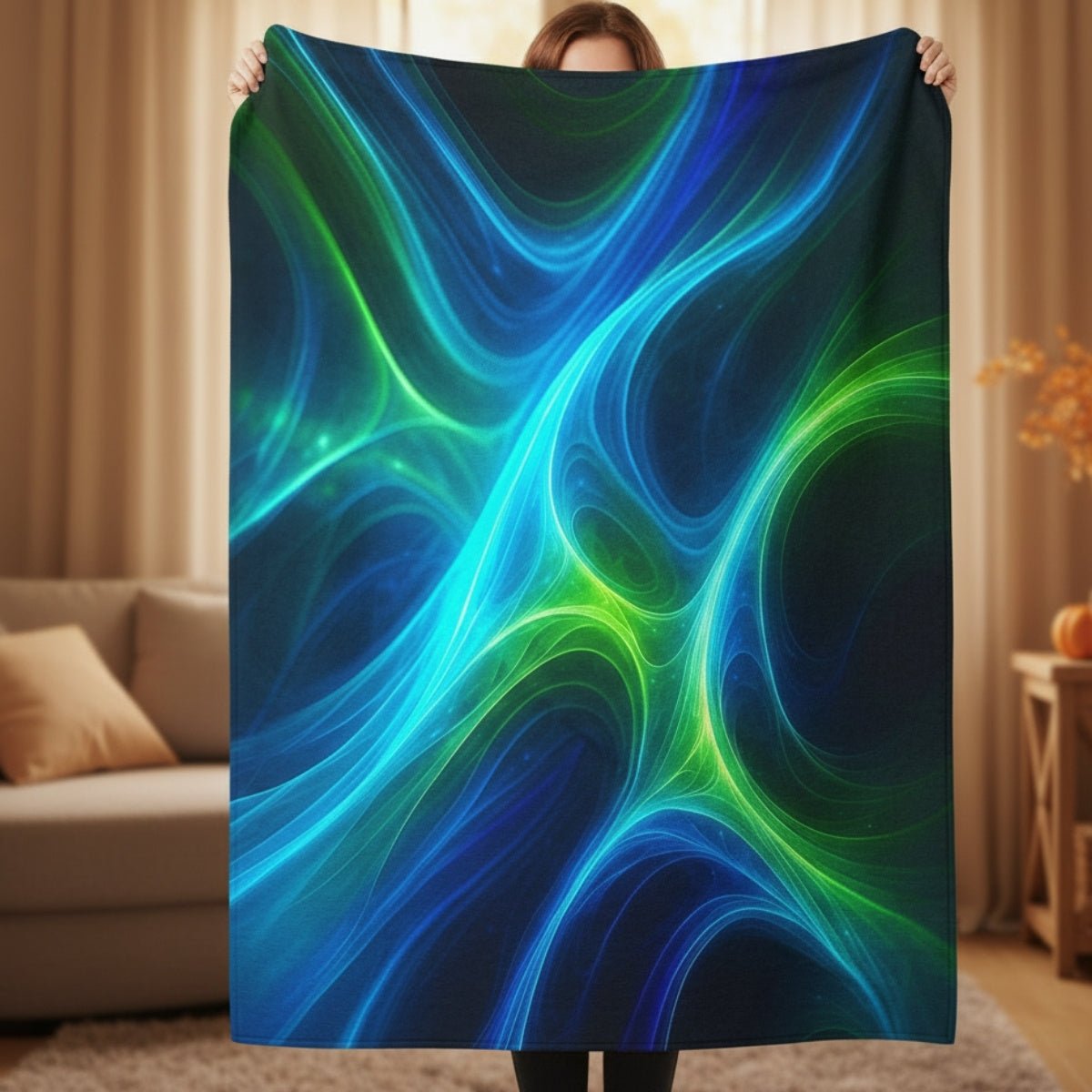 "Lucid Streams" Plush Blanket - Winsome Realms