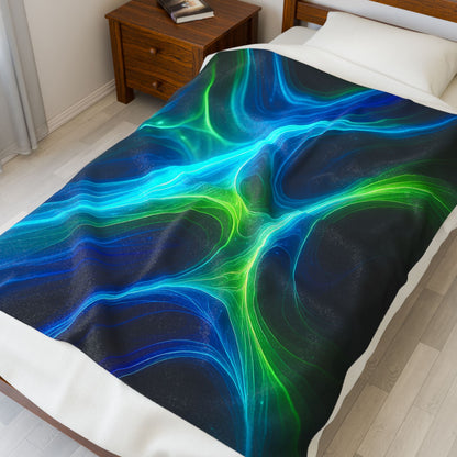 "Lucid Streams" Plush Blanket - Winsome Realms