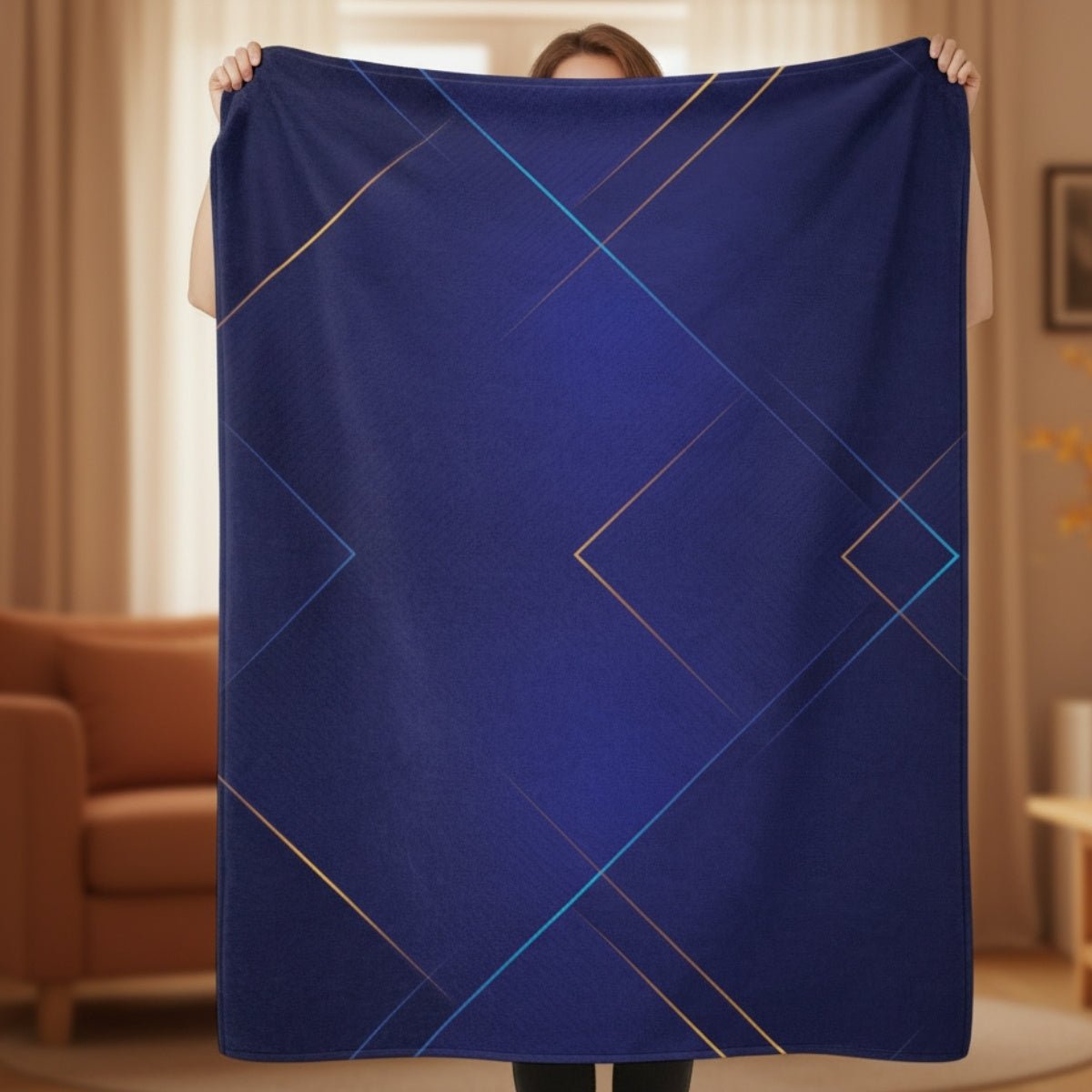 "Midnight Circuit" Plush Blanket - Winsome Realms