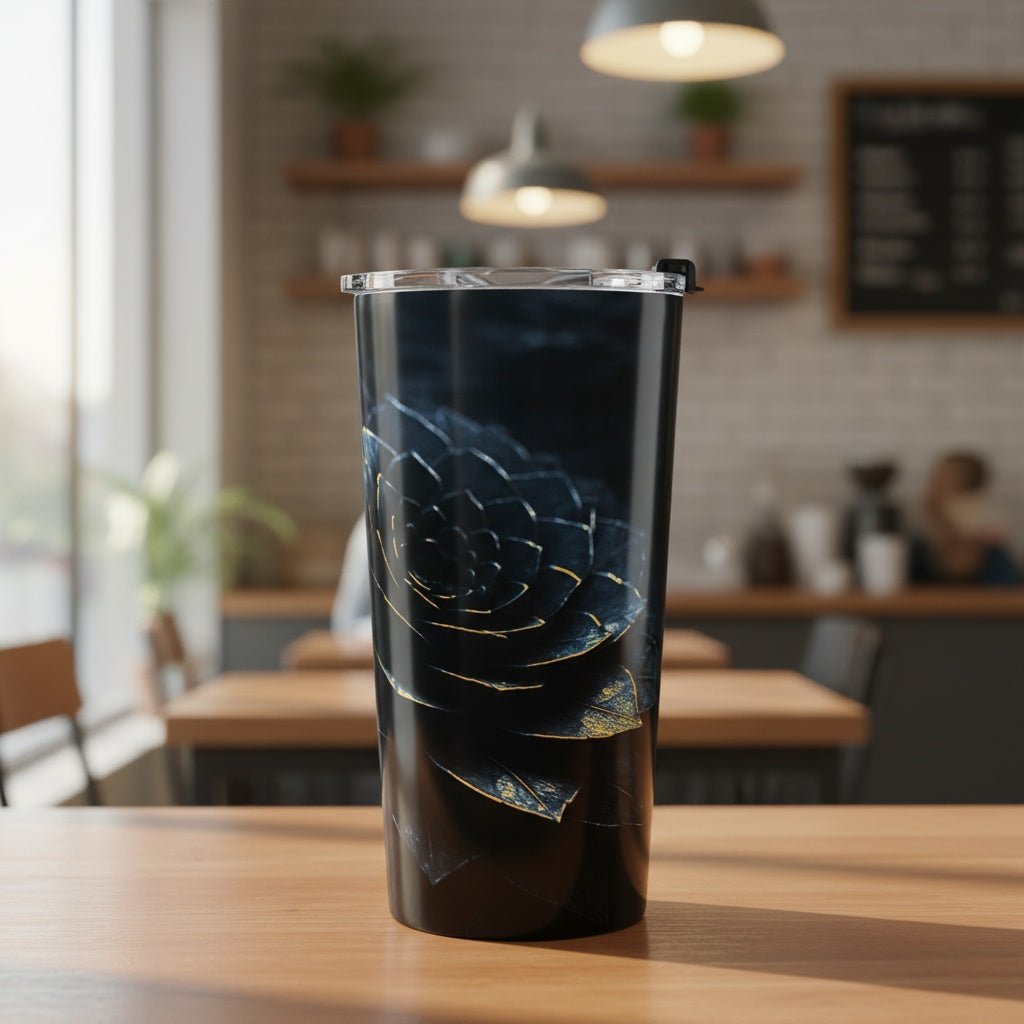 Obsidian Bloom 20oz Insulated Tumbler | Winsome Realms - Winsome Realms
