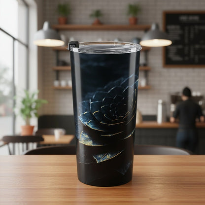 Obsidian Bloom 20oz Insulated Tumbler | Winsome Realms - Winsome Realms