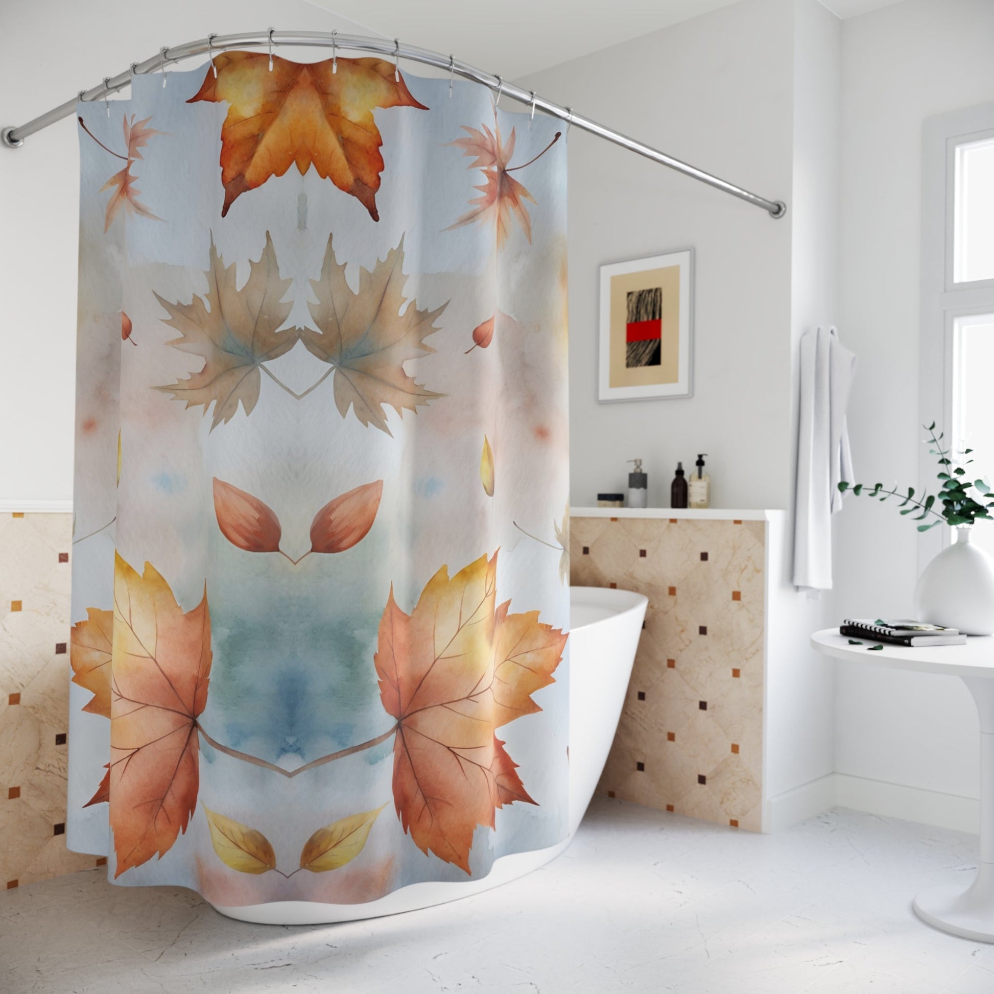 "Pastel Breezeways 1" Shower Curtain - Winsome Realms