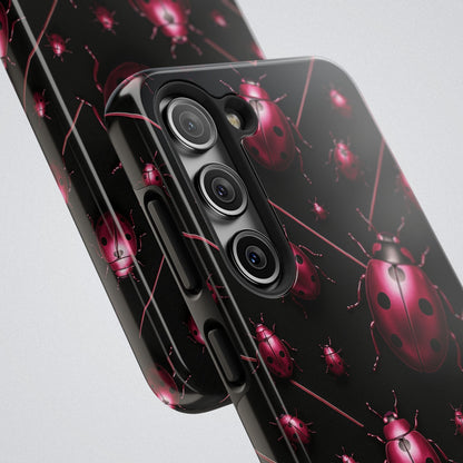 "Pink LadyBugs" Tough Phone Case - Winsome Realms