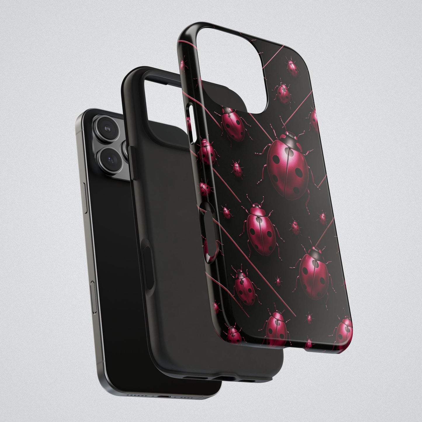 "Pink LadyBugs" Tough Phone Case - Winsome Realms