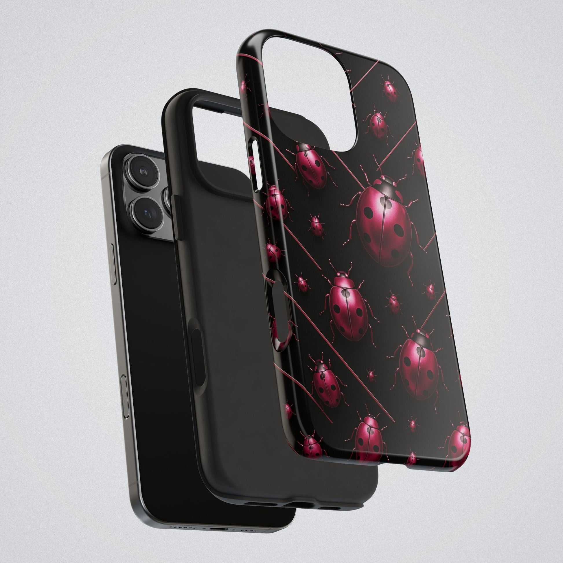 "Pink LadyBugs" Tough Phone Case - Winsome Realms
