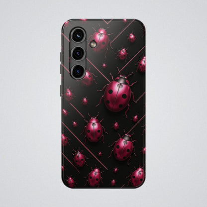 "Pink LadyBugs" Tough Phone Case - Winsome Realms