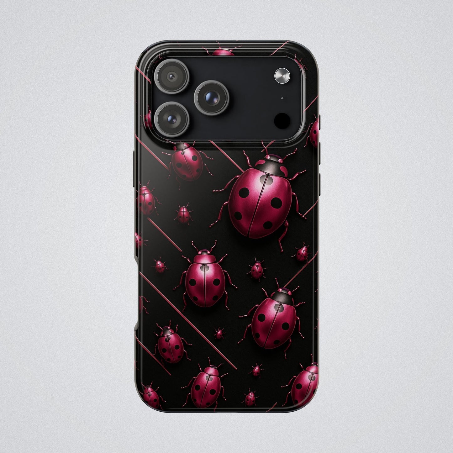 "Pink LadyBugs" Tough Phone Case - Winsome Realms
