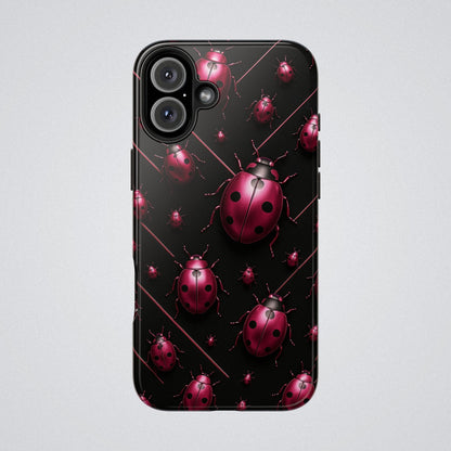 "Pink LadyBugs" Tough Phone Case - Winsome Realms