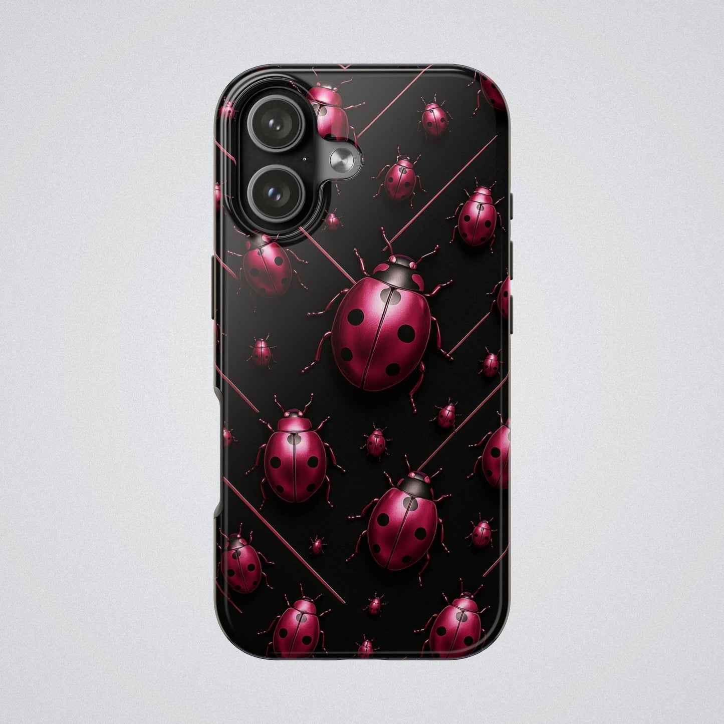 "Pink LadyBugs" Tough Phone Case - Winsome Realms