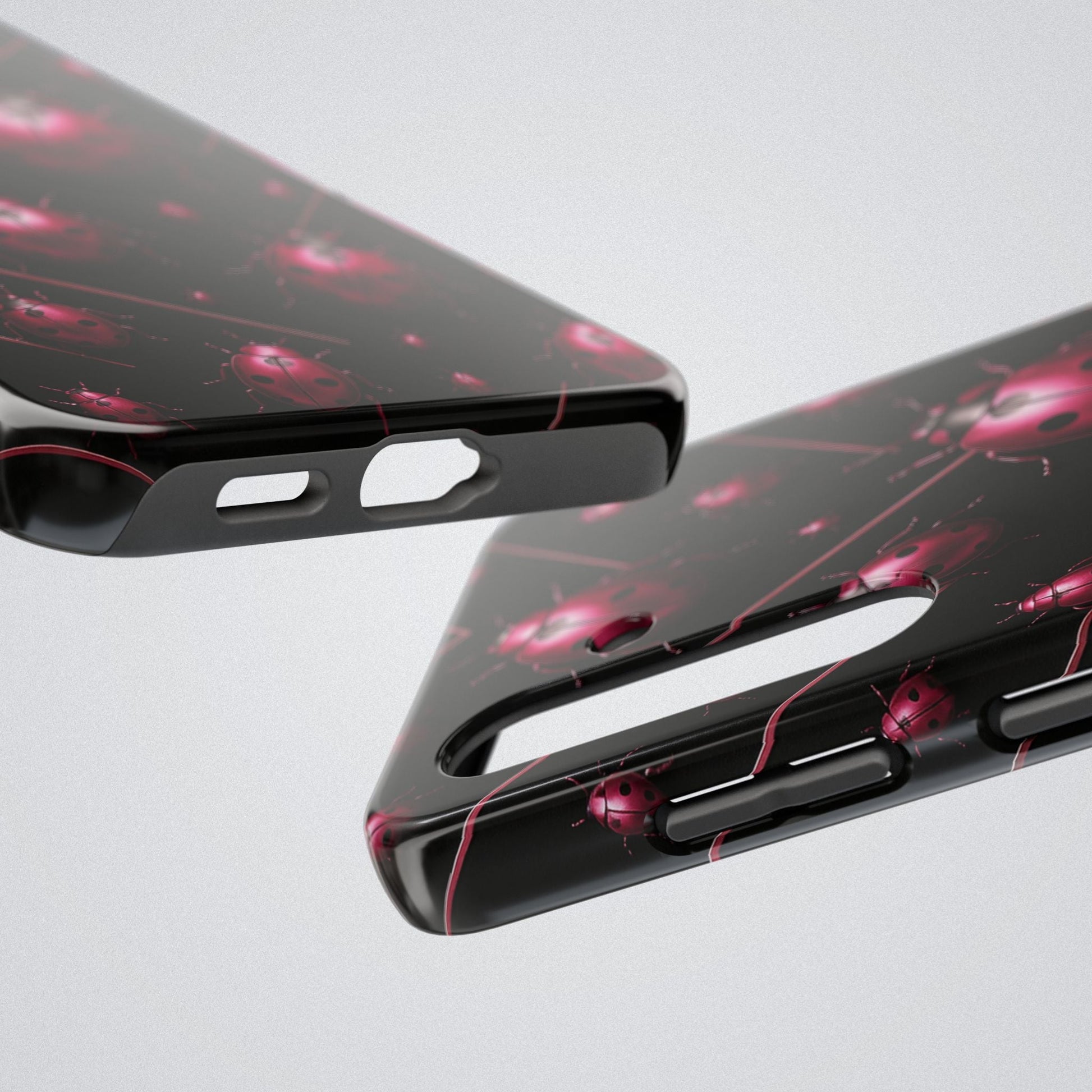 "Pink LadyBugs" Tough Phone Case - Winsome Realms