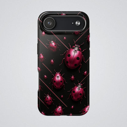 "Pink LadyBugs" Tough Phone Case - Winsome Realms