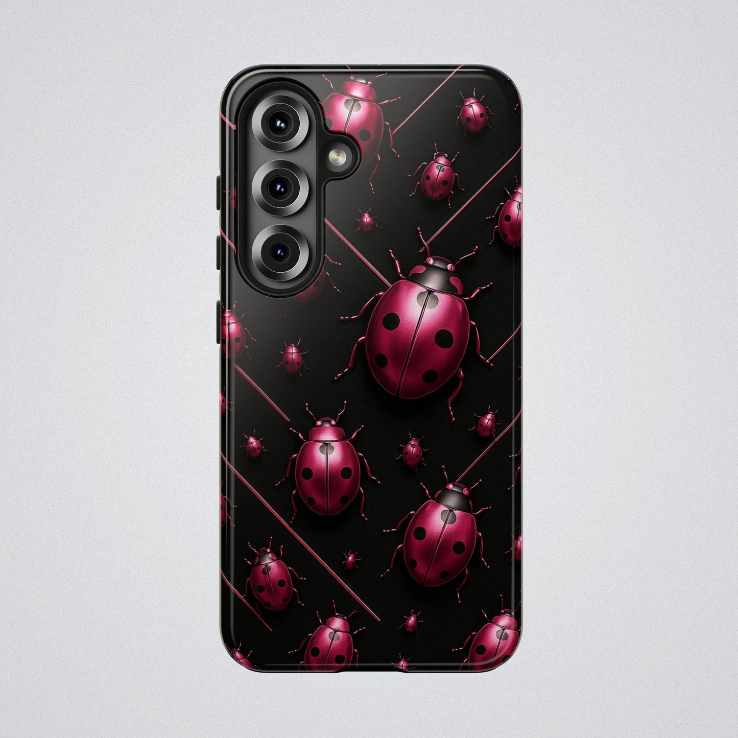 "Pink LadyBugs" Tough Phone Case - Winsome Realms