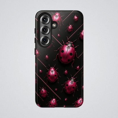 "Pink LadyBugs" Tough Phone Case - Winsome Realms