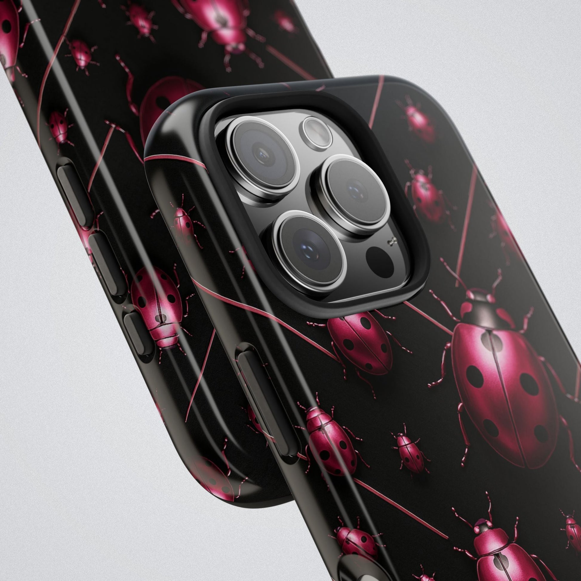 "Pink LadyBugs" Tough Phone Case - Winsome Realms