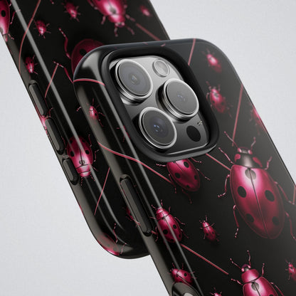 "Pink LadyBugs" Tough Phone Case - Winsome Realms