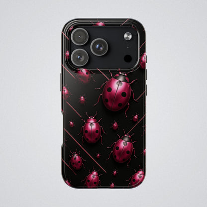 "Pink LadyBugs" Tough Phone Case - Winsome Realms