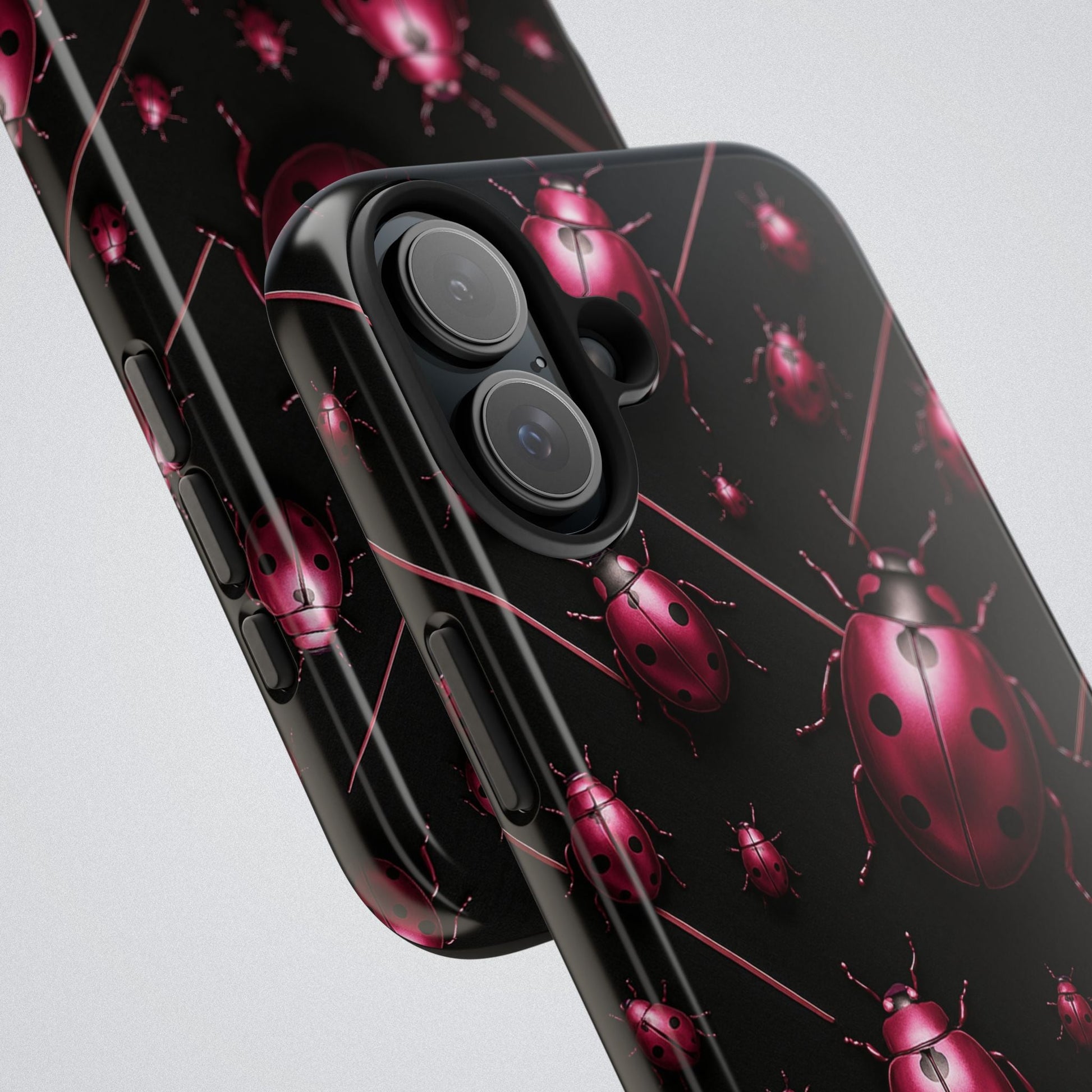 "Pink LadyBugs" Tough Phone Case - Winsome Realms