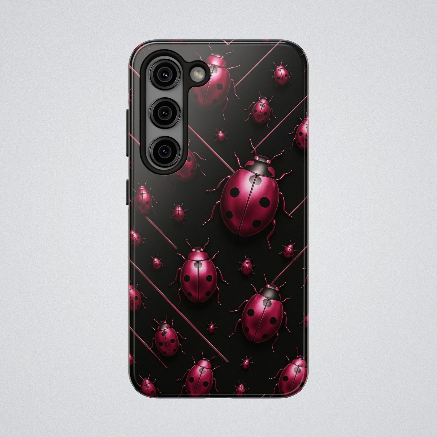 "Pink LadyBugs" Tough Phone Case - Winsome Realms
