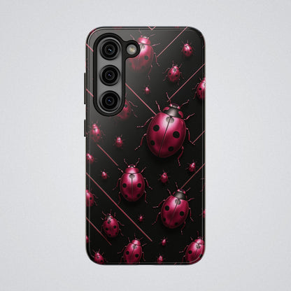 "Pink LadyBugs" Tough Phone Case - Winsome Realms