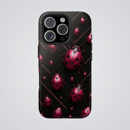 "Pink LadyBugs" Tough Phone Case - Winsome Realms