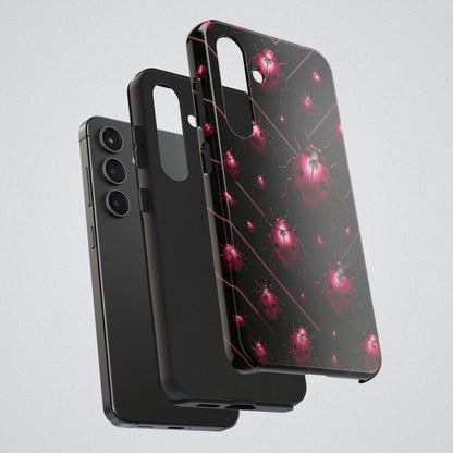 "Pink LadyBugs" Tough Phone Case - Winsome Realms